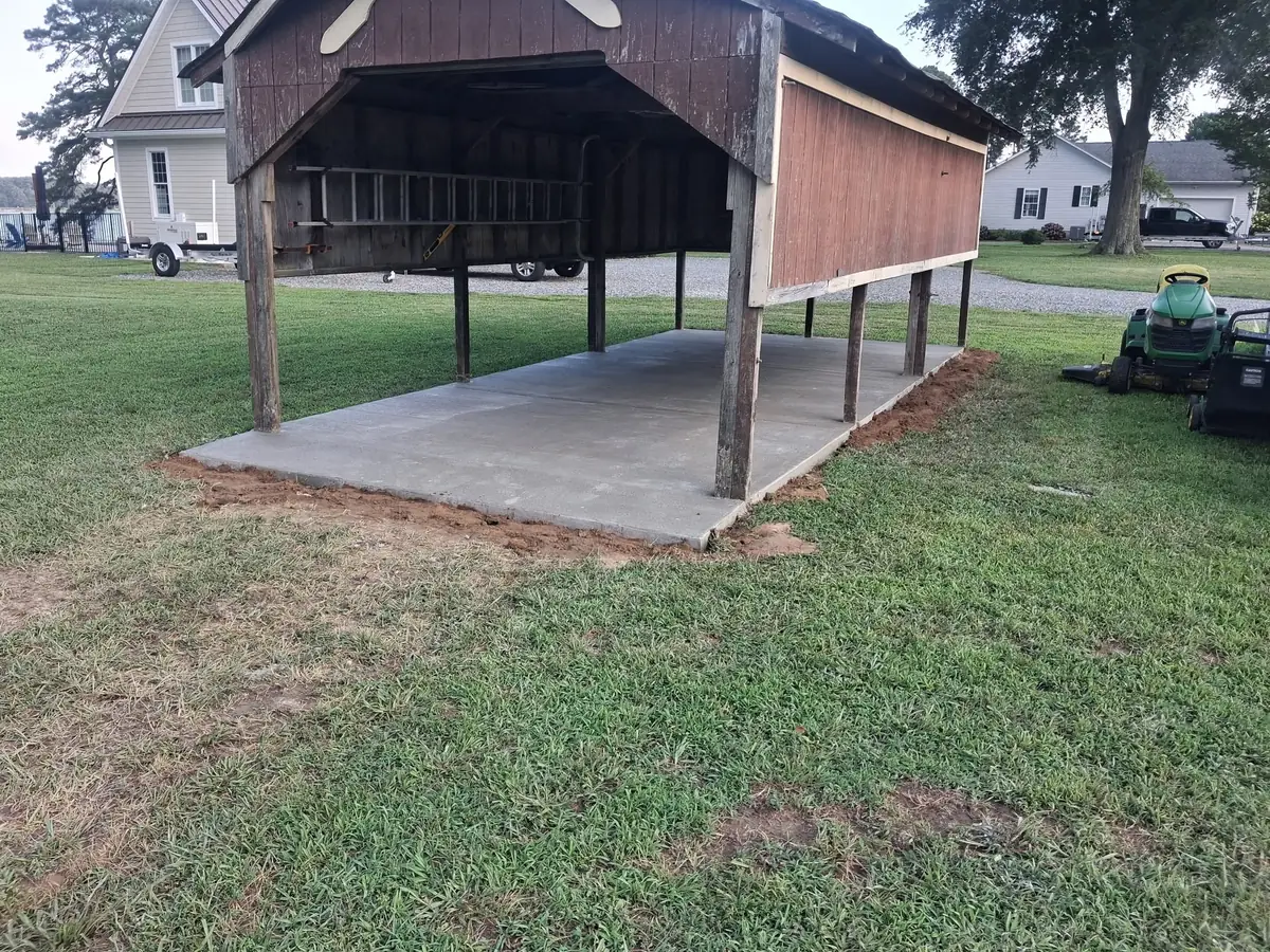 Concrete pad and slab project, photo 3 of 13