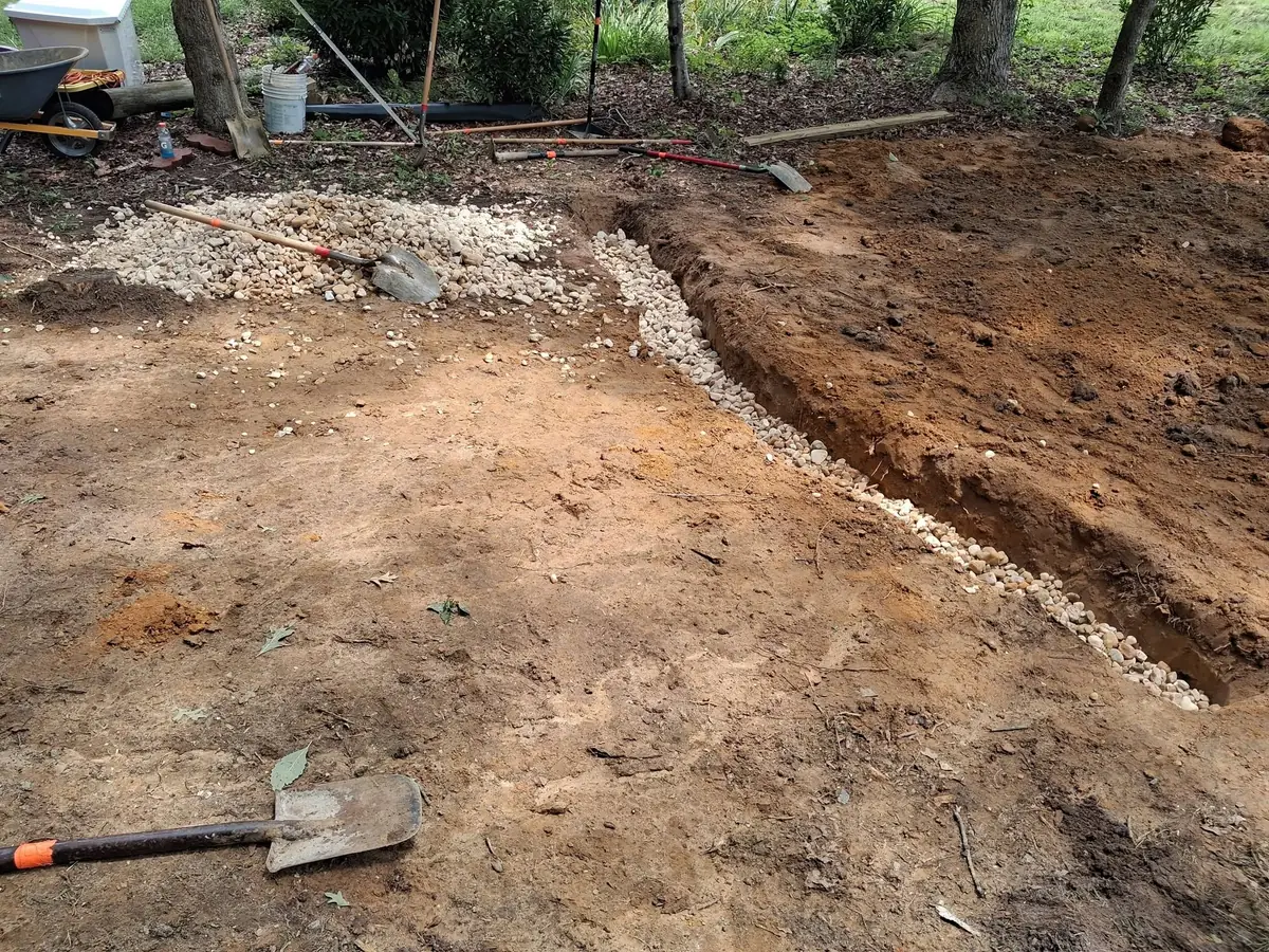 Lakeside clearing and gravel outdoor area, photo 8 of 21