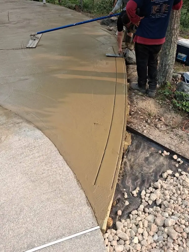 Pool deck construction, photo 2 of 8