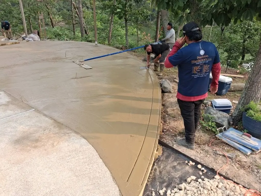 Pool deck construction, photo 3 of 8