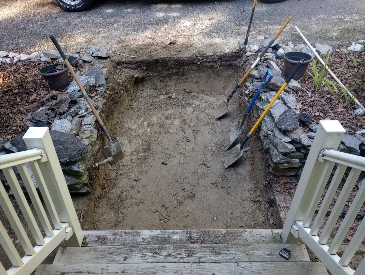 Brick and paver walkway rebuild, photo 8 of 18